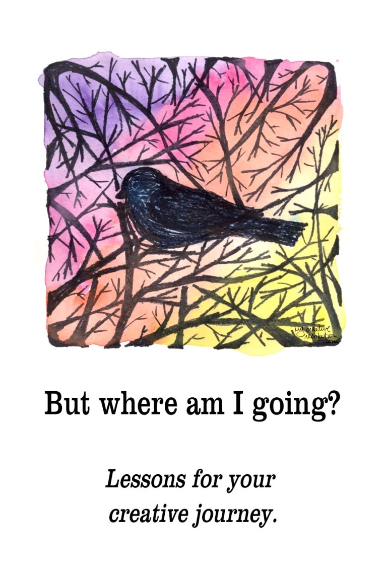 Lessons for your creative journey | creative purpose | finding your art path style medium | art practice