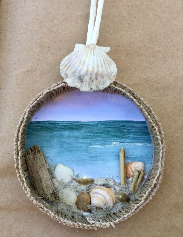 Beach diorama craft with DIY steps http://wp.me/p4cmnl-15e