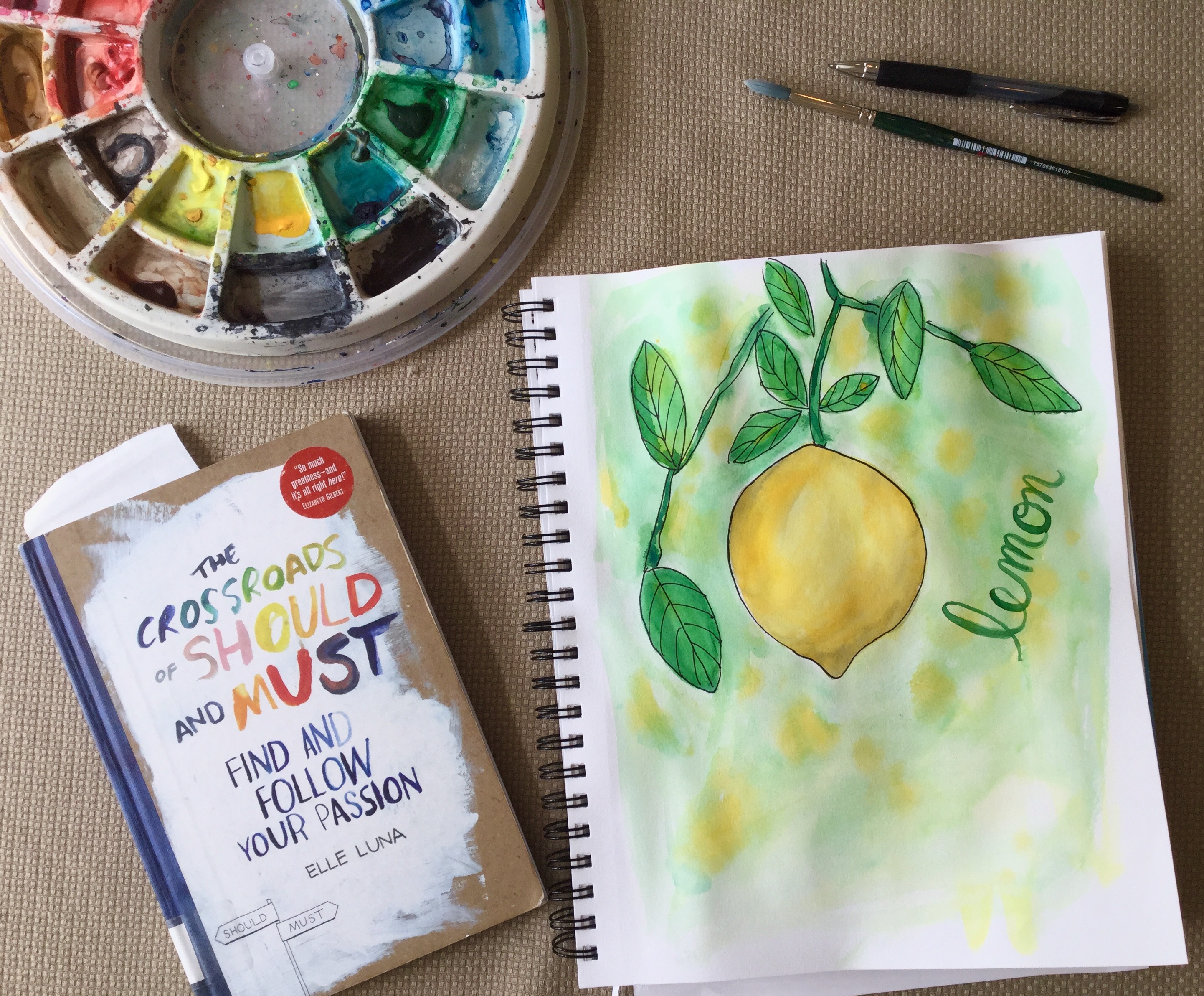 Creative epiphany while reading "Crossroads of should and must"