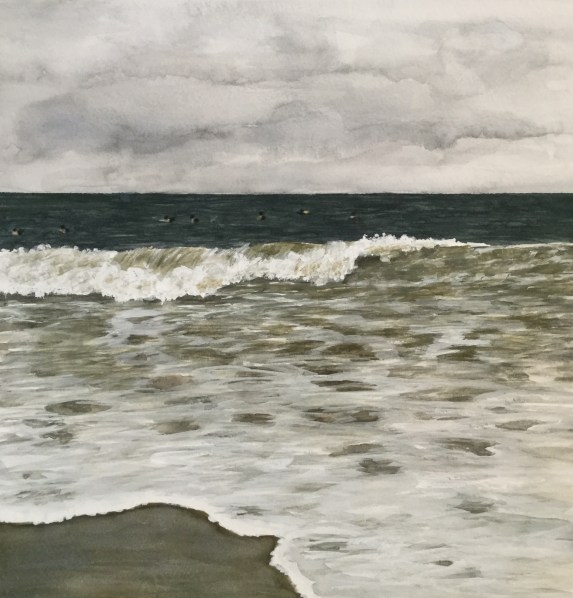 "A Cloudy Day at Surf Camp"