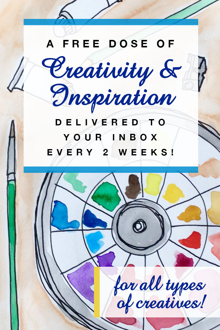 My Creative Collection is an inspiring newsletter for all types of makers! Sign up at https://mycreativeresolution.com/newsletter/