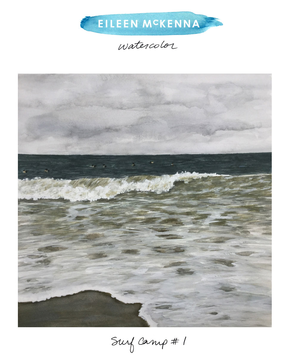 Surf Camp #1 by Eileen McKenna https://shop.eileenmckenna.com/