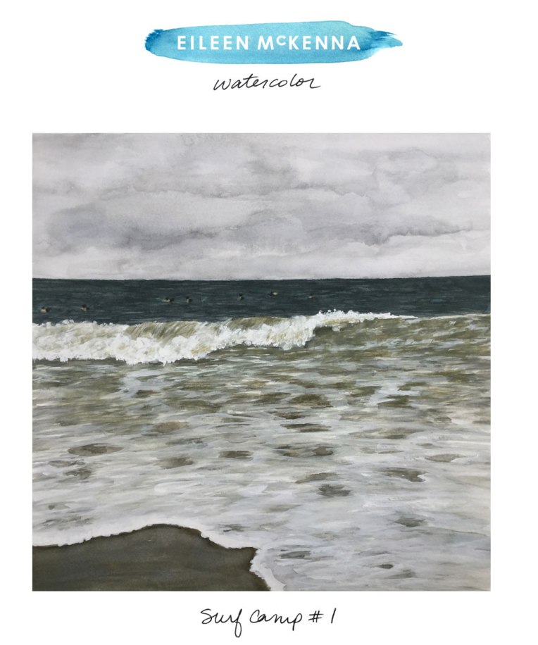 Surf Camp #1 by Eileen McKenna https://shop.eileenmckenna.com/