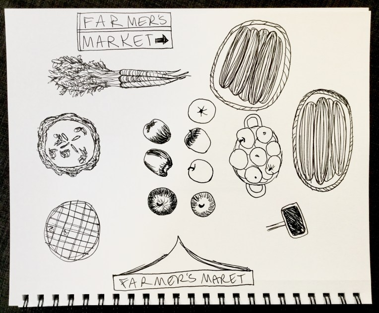 Farmers Market sketches