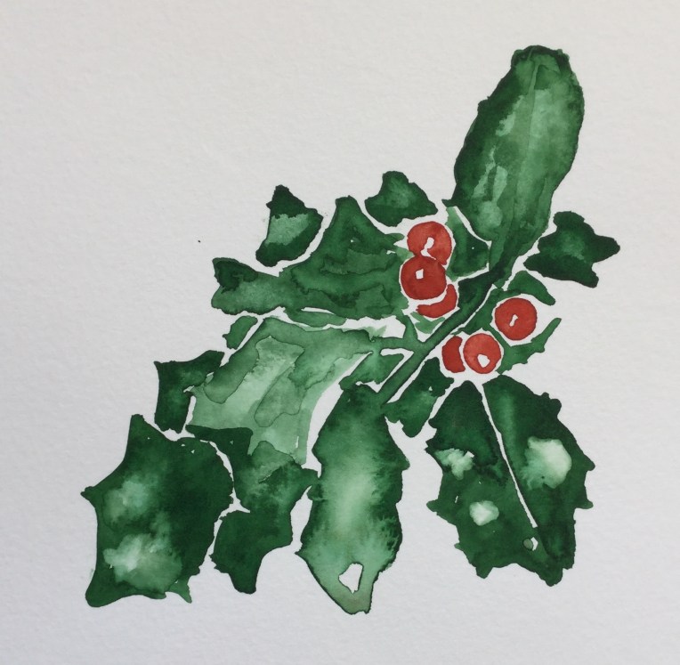 Christmas Countdown Day 11/25 - Holly