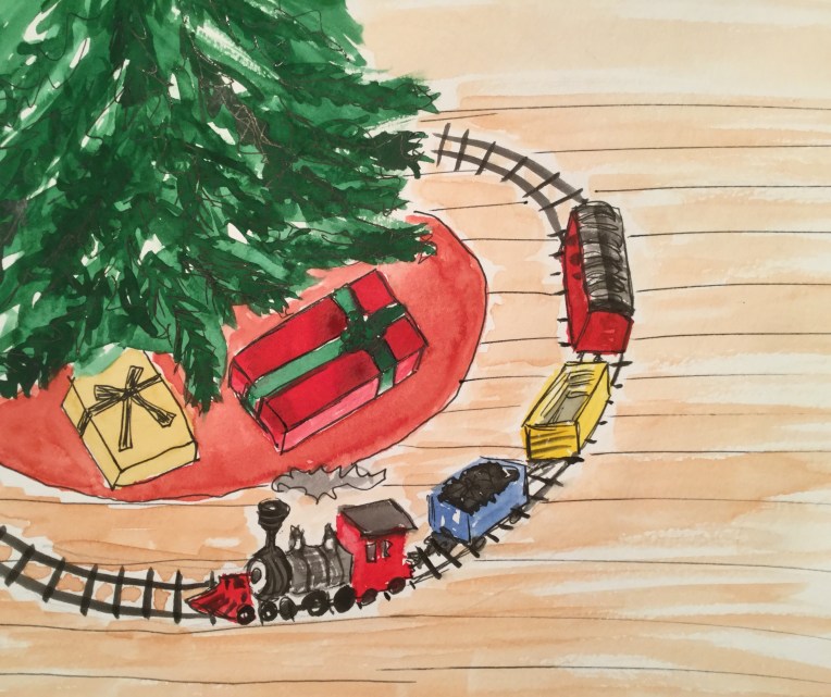Christmas Countdown Day 7/25 - train set