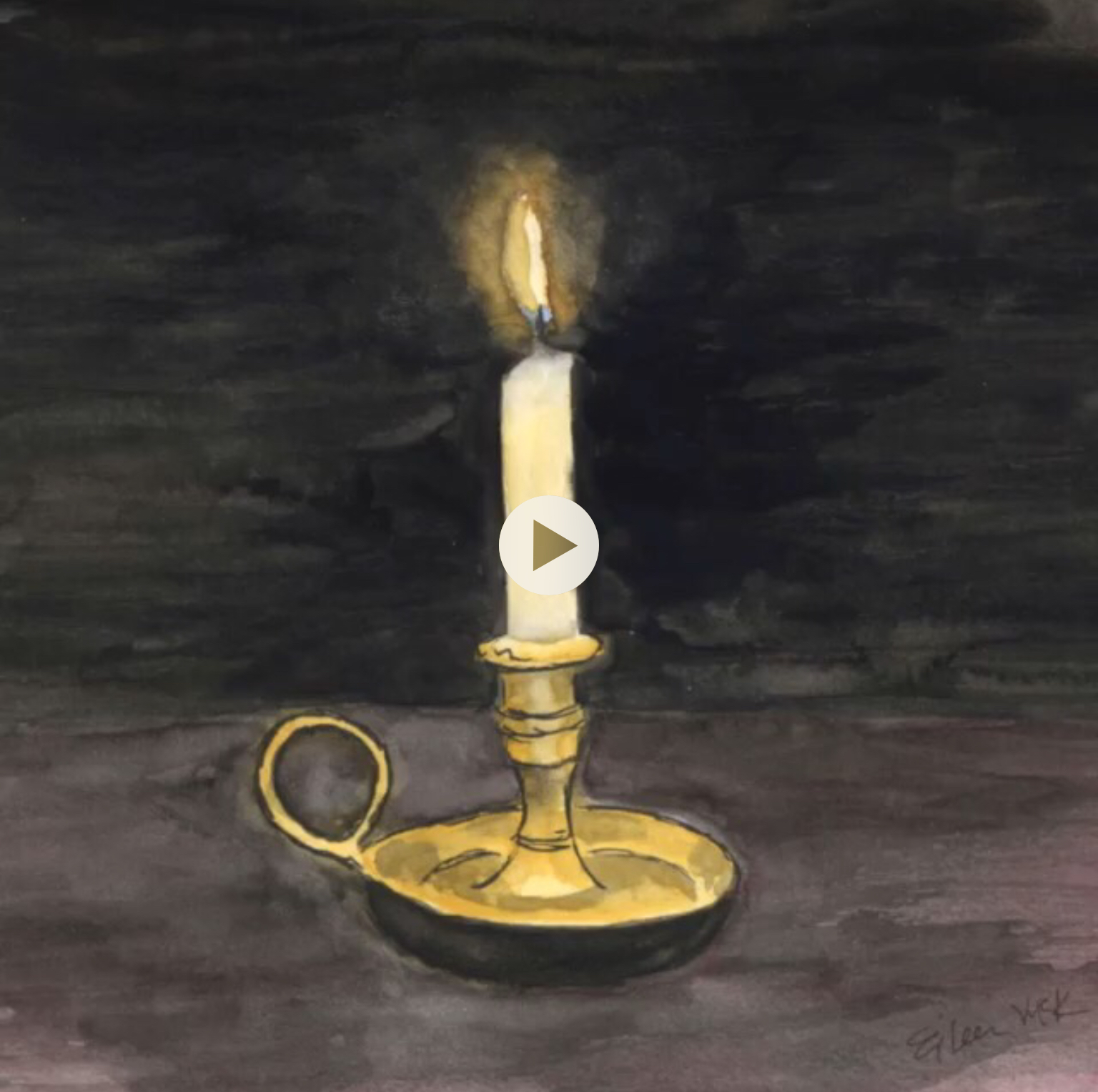 Flickering candle animation #animation