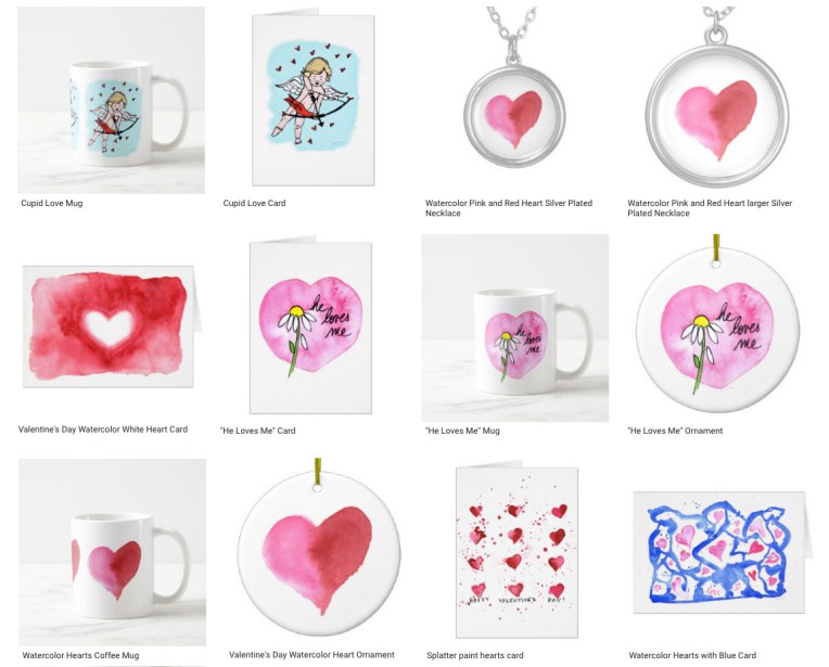 Valentine's Day gifts by Eileen McKenna on Zazzle #valentines #day #gifts
