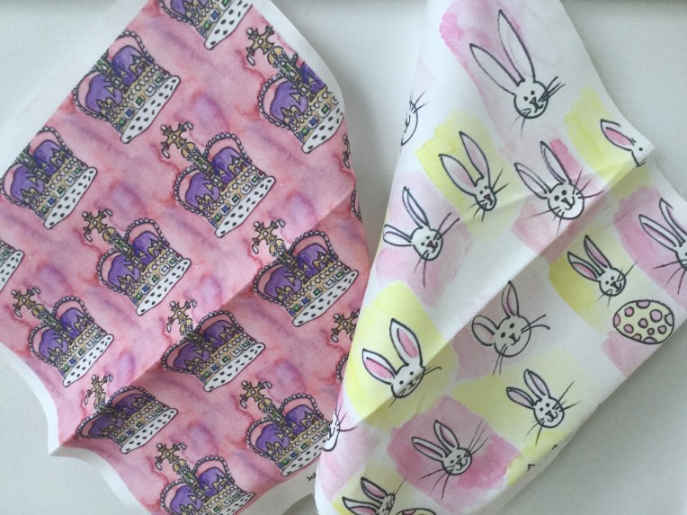 Crown and Bunny fabrics