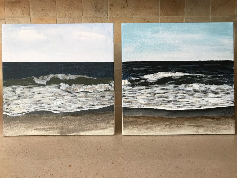 Transitioning from watercolor to acrylic