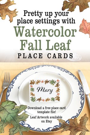 Thanksgiving place cards | place card template | Thanksgiving table decor centerpieces place settings