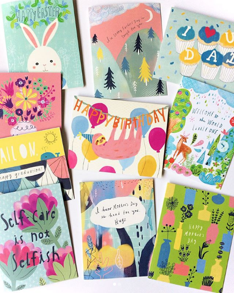 Interview with Yuko Miki of Honeyberry Studios on becoming a Full Time Artist | Spring Cards