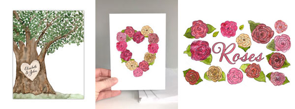 Printable Valentine's Day cards invitations gifts | Personalized Valentine's Day gifts