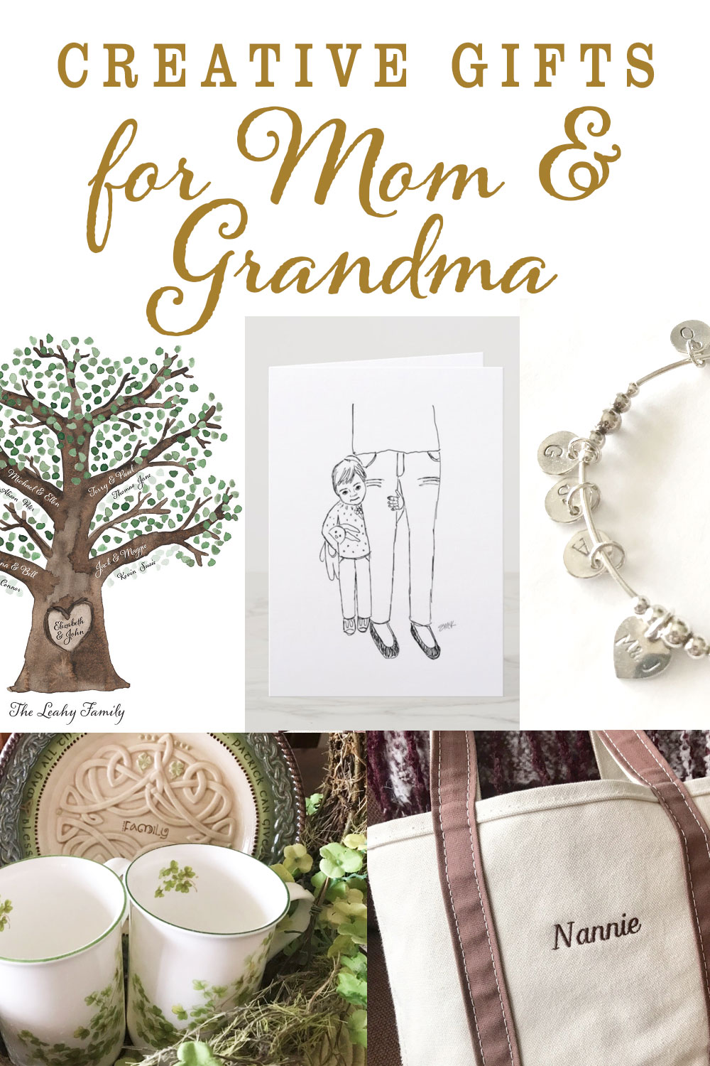 Unique creative gifts for mom and grandma for Mother's Day | personalized gifts for mom and grandmother