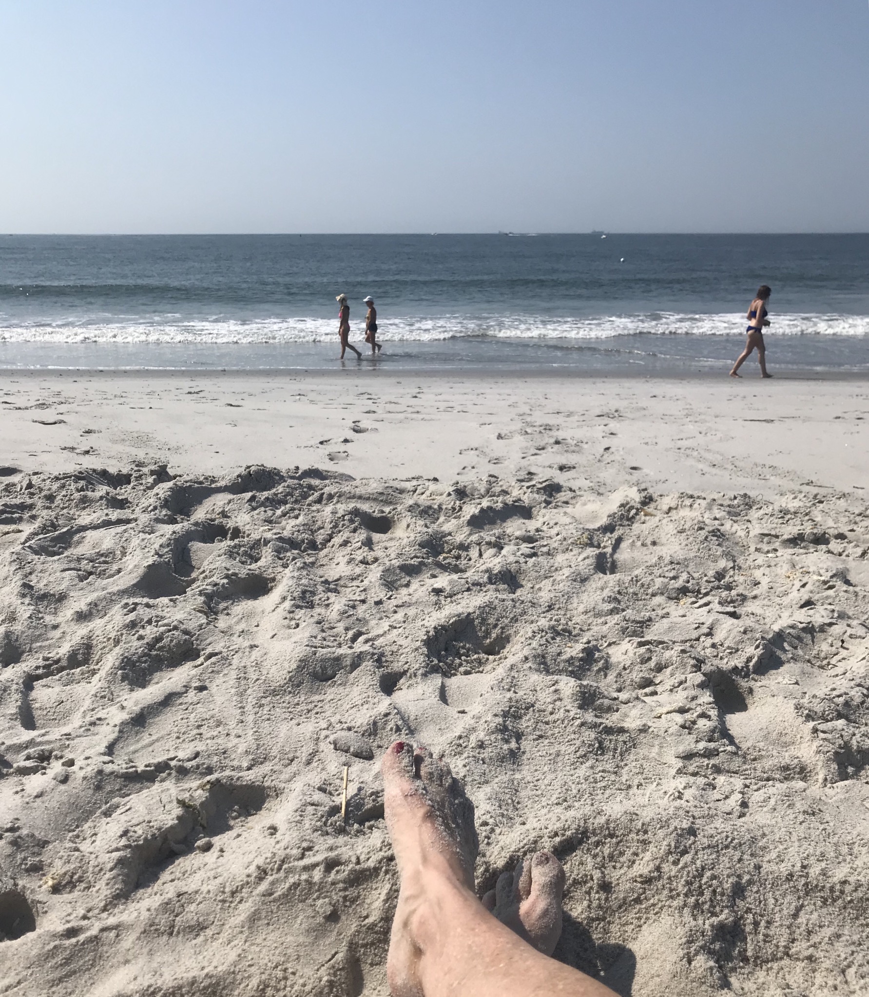 Soaking up inspiration for the next seascape painting