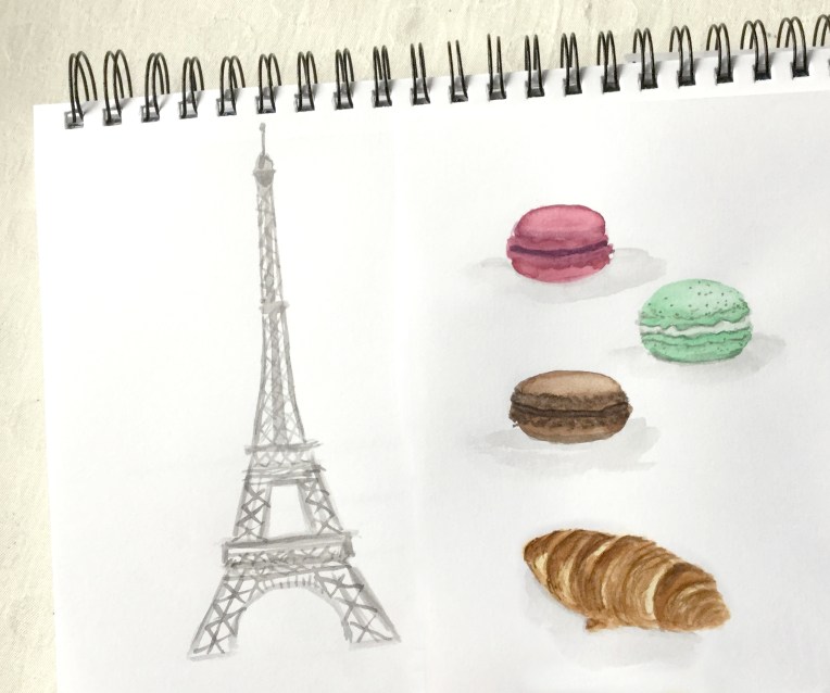 lets paint Paris in Watercolor an email series | Learn Watercolor