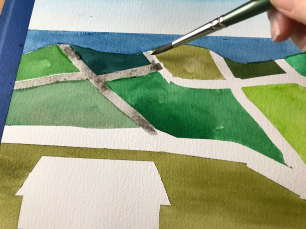 Painting an Irish Landscape in Watercolor